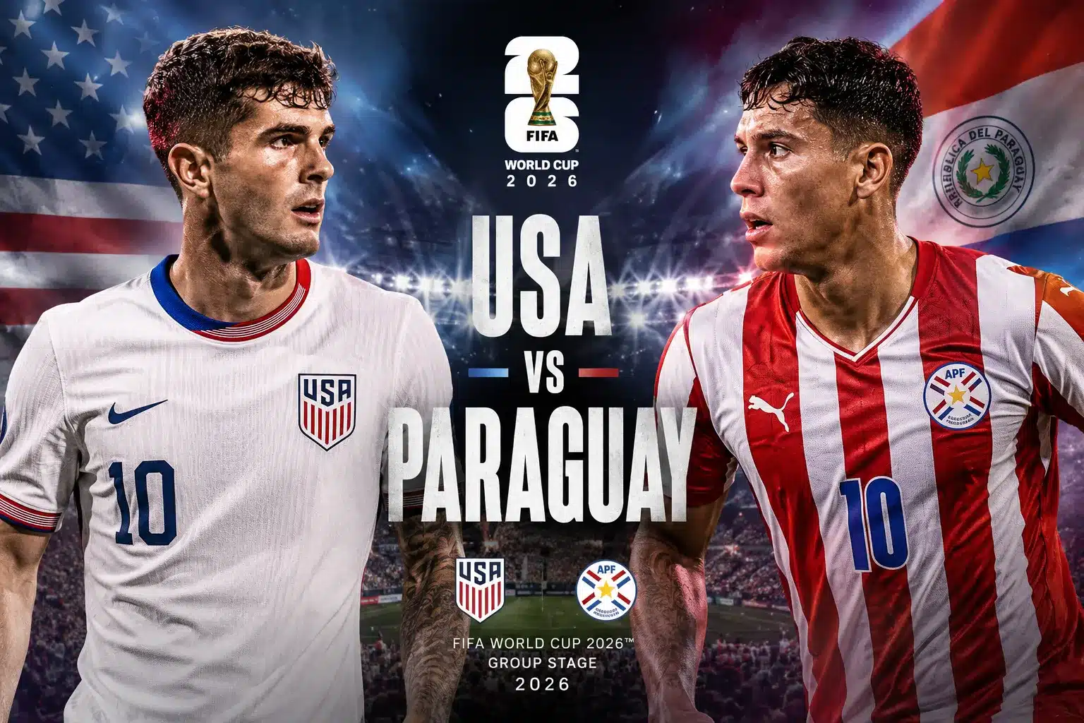Nhận định Mỹ vs Paraguay (08h00 ngày 13/06): Chủ nhà hướng tới chiến thắng mở màn World Cup 2026 1 Ảnh phân tích điểm nóng trận Mỹ vs Paraguay tại World Cup 2026