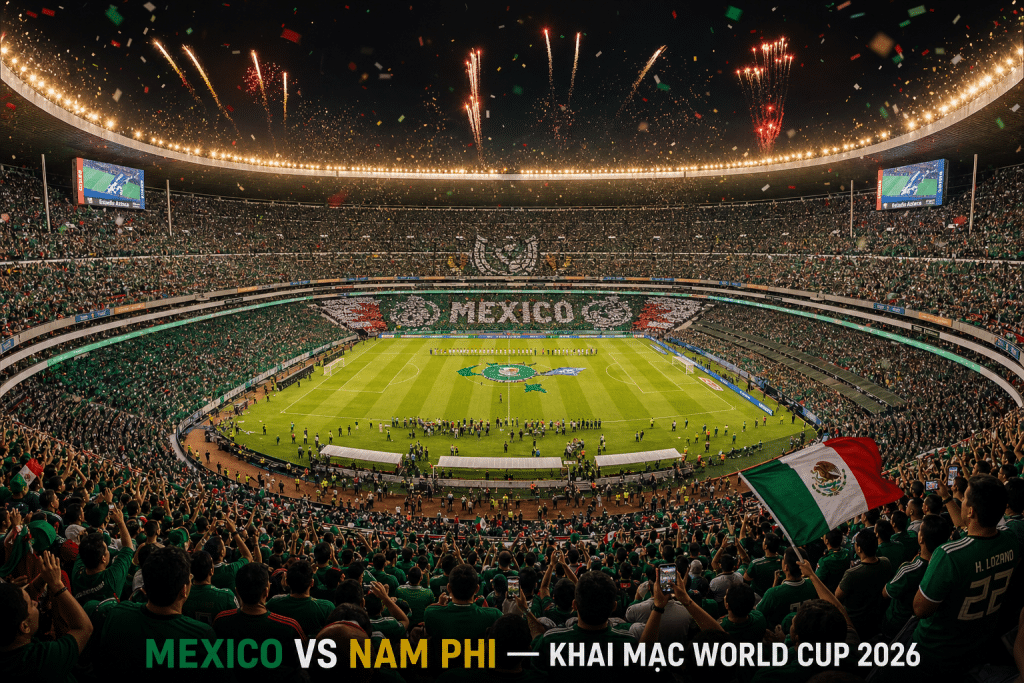 Nhận định Mexico vs Nam Phi 02h00 ngày 12/06 tại World Cup 2026